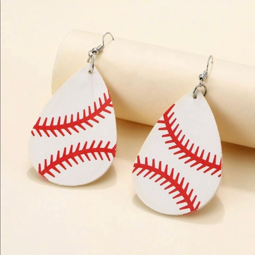 Women’s baseball earrings Brand New